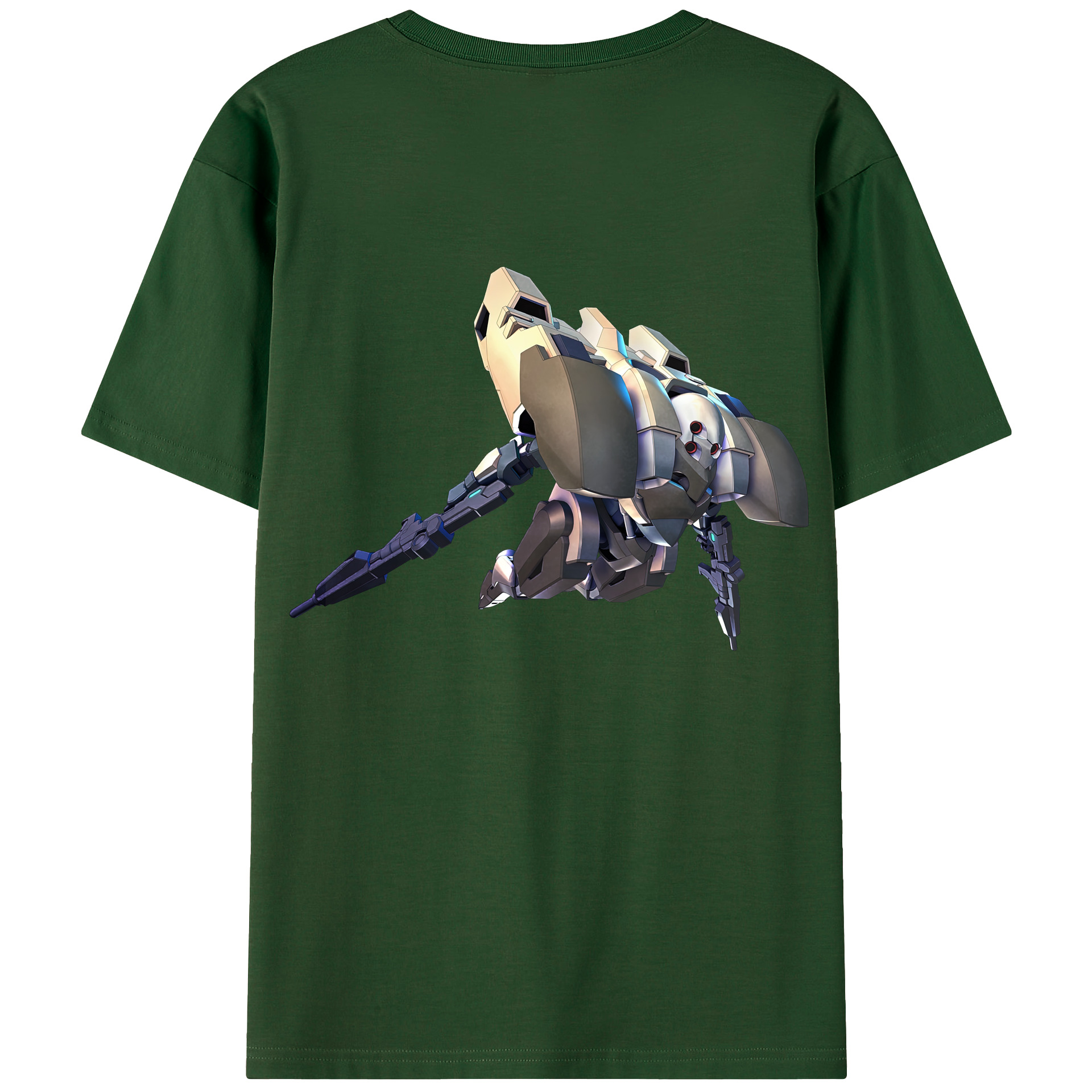 （画像用） 機動戦士ガンダム Mobile Suit Gundam 綿100％半袖Tシャツ（背面プリント）